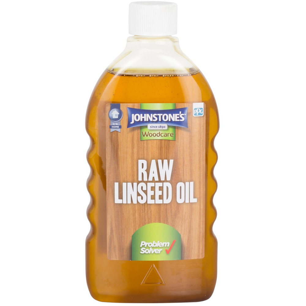 Johnstone's Woodcare Raw Linseed Oil 500ml Image