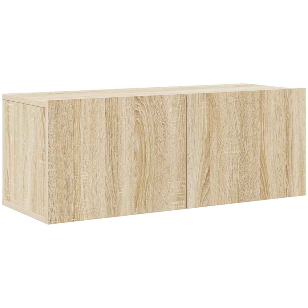 vidaXL 7 Door Sonoma Oak TV Cabinet Image 5