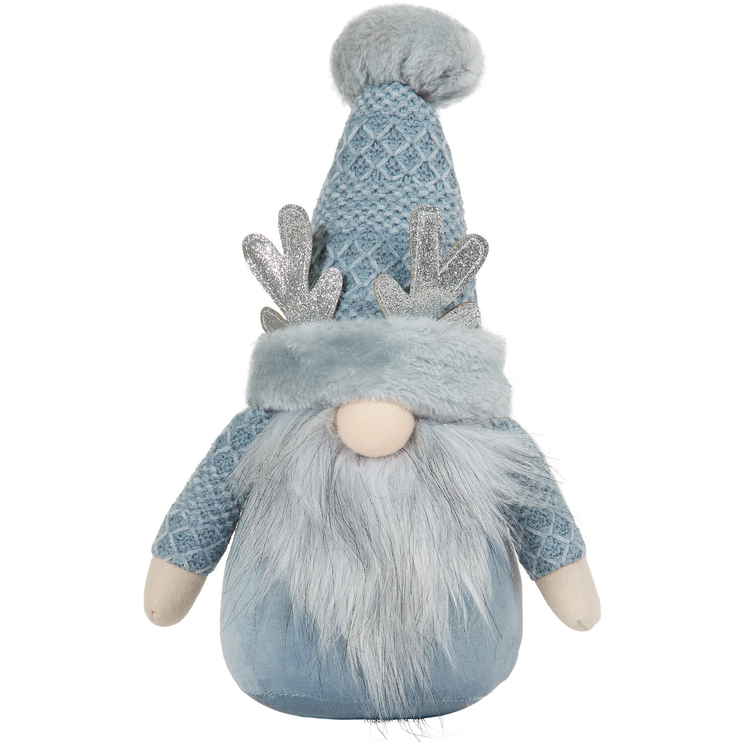 Sitting Blue Reindeer Gonk - Blue Image 1