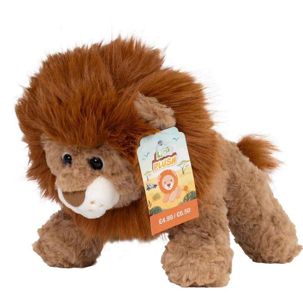 Lion Plush Toy Brown Image 3