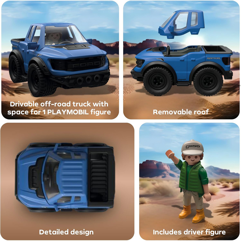 Playmobil x Ford F-150 Raptor Playset Image 10