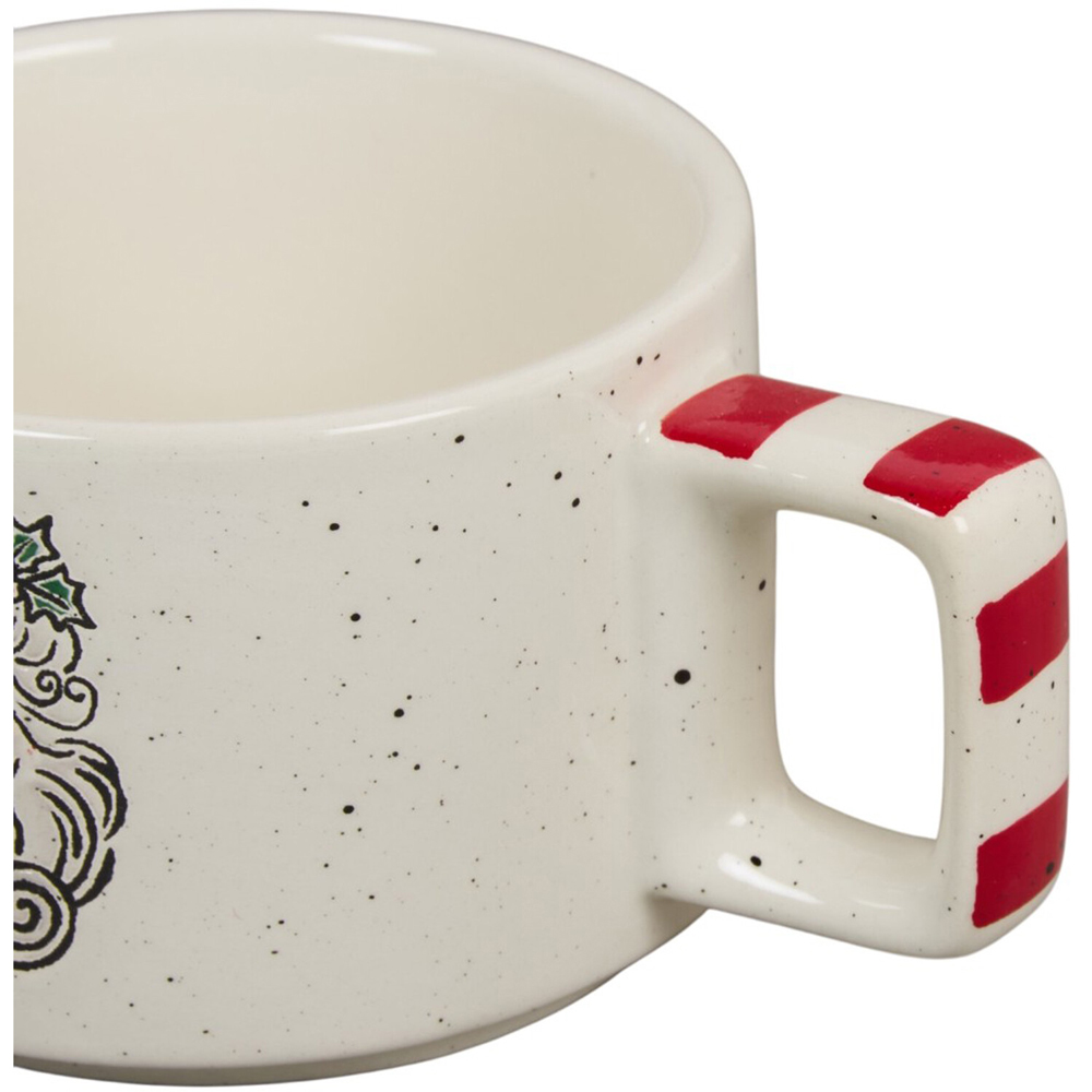 Set of 4 Jolly Santa Stacking Mugs Image 7