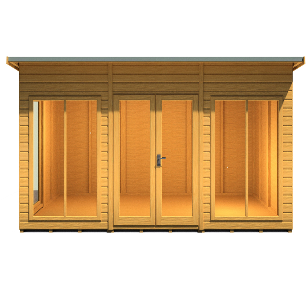 Shire Lela 12 x 8ft Double Door Summerhouse Image 1