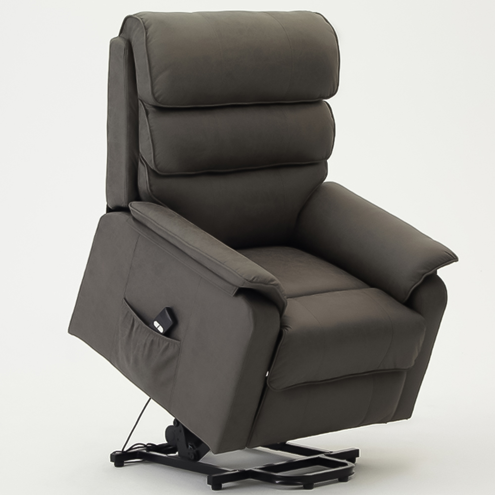 Home Detail Blair Dark Grey Electric Recliner Chair Image 2