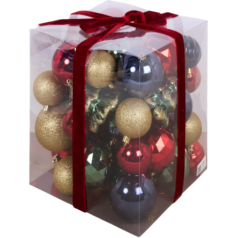 Pack of 50 Timeless Christmas Baubles Image 2