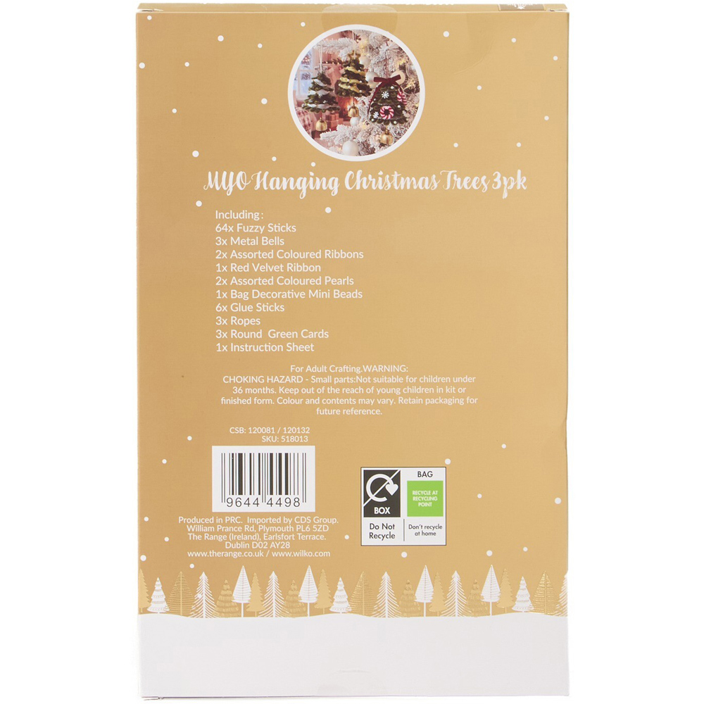 Make Your Own Hanging Christmas Trees Kit Image 4