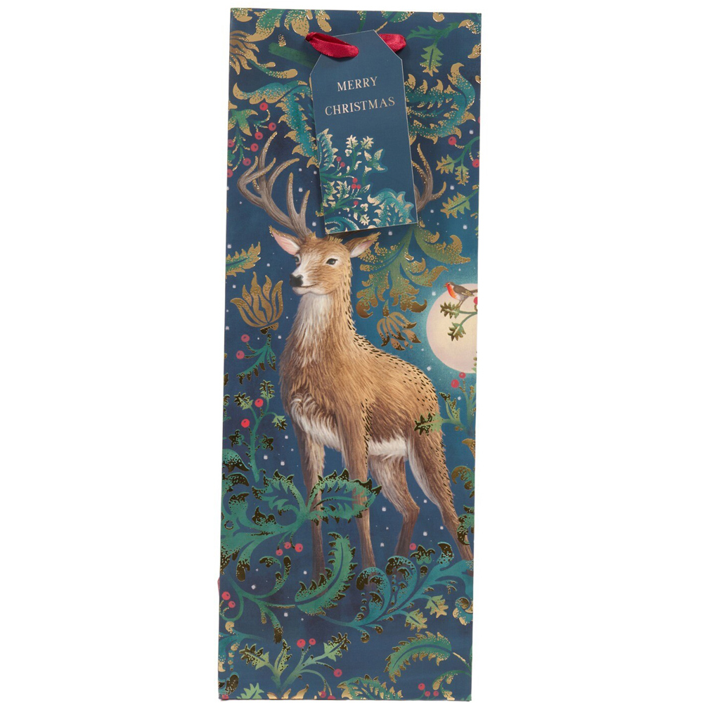 Elegant Stag Gift Bottle Bag Image 3