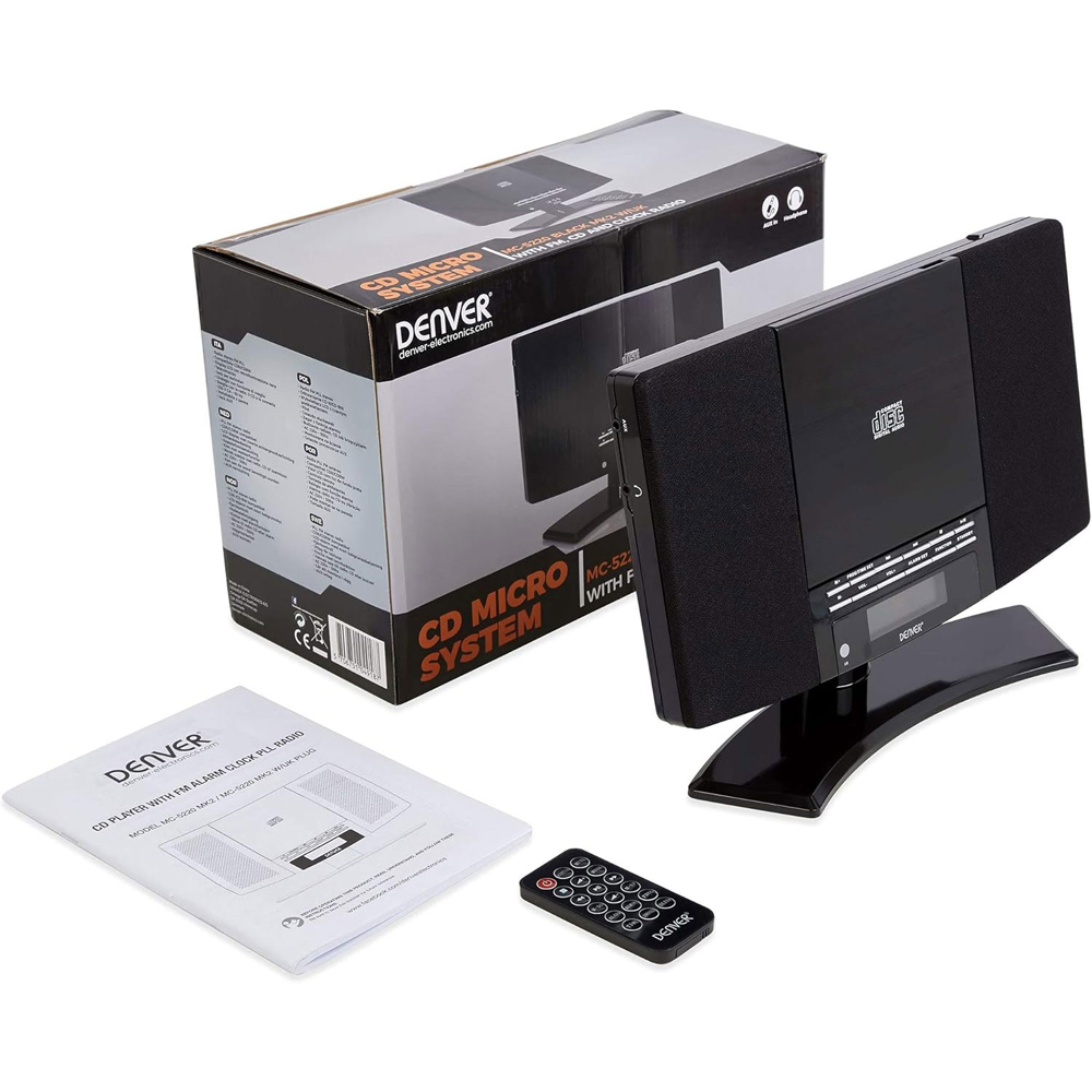 Denver MC-5220 Black Small CD Player with Radio Image 6