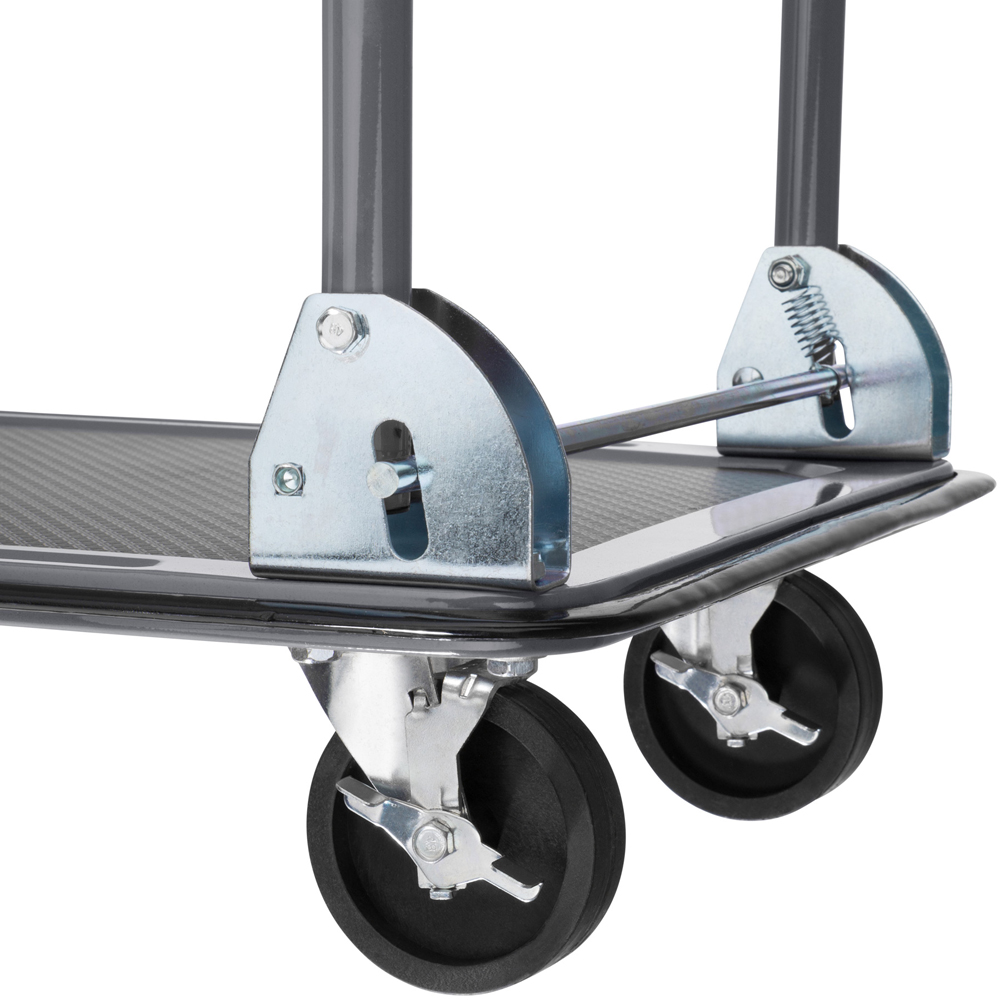 tectake Black Folding Trolley Image 8