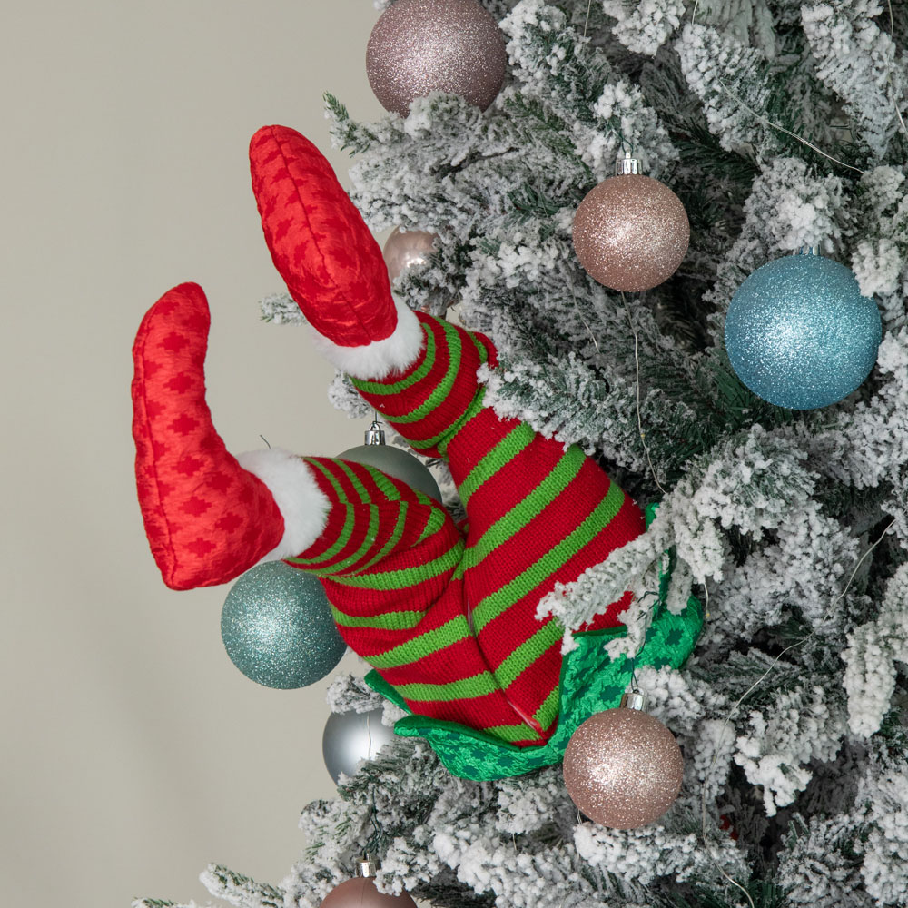 Samuel Alexander Soft Animated Elf Kicking Legs Christmas Decoration 55cm Image 7