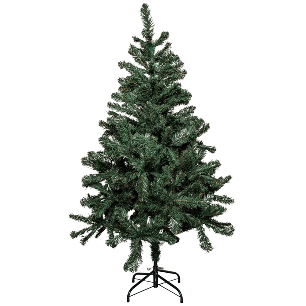 Samuel Alexander Green Artificial Christmas Tree with Green Metal Stand 5ft Image 1