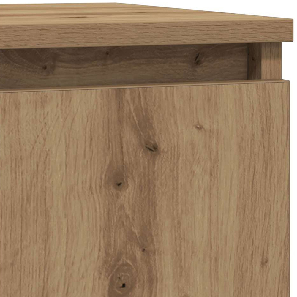 vidaXL 2 Door Artisan Oak Sideboard Image 9