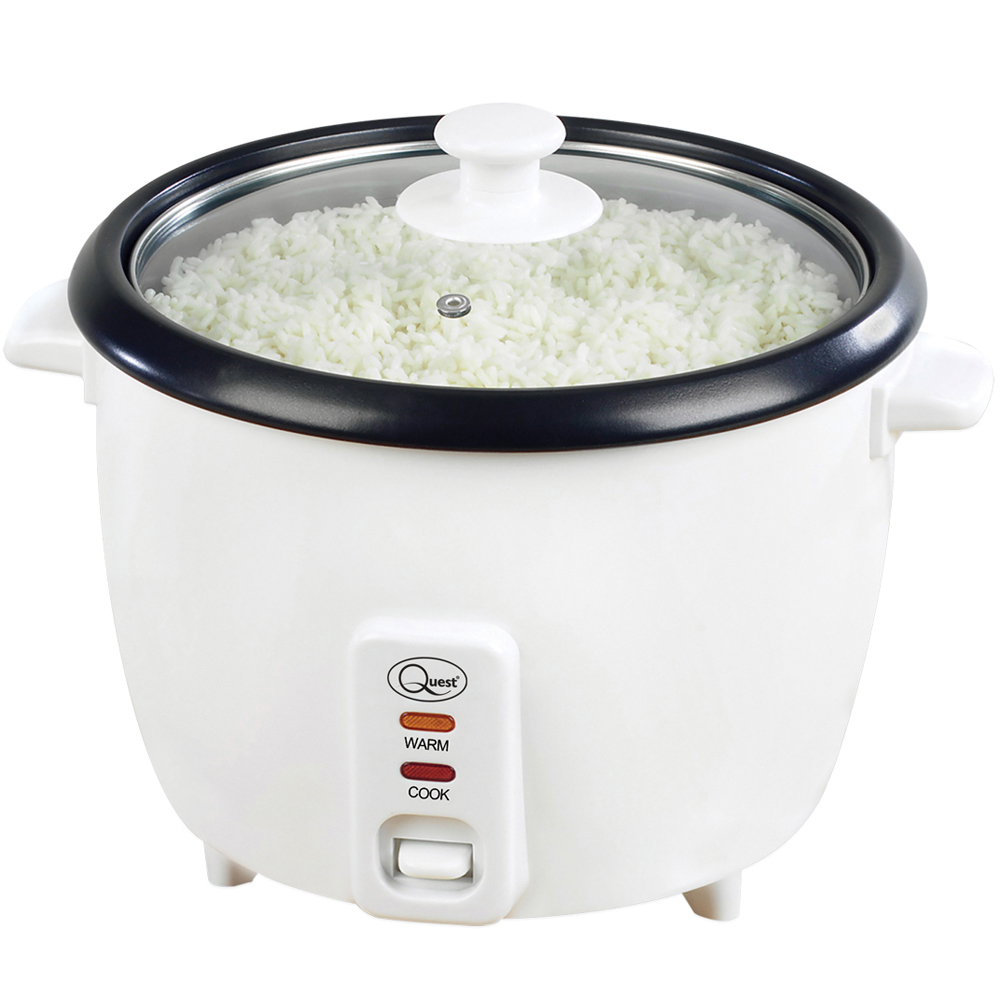 Quest White 2.5L Rice Cooker 900W Image 1
