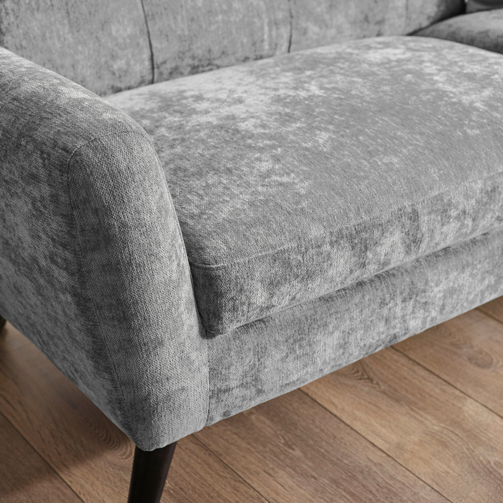 Julian Bowen Monza 2 Seater Dove Fabric Sofa Bed Image 6