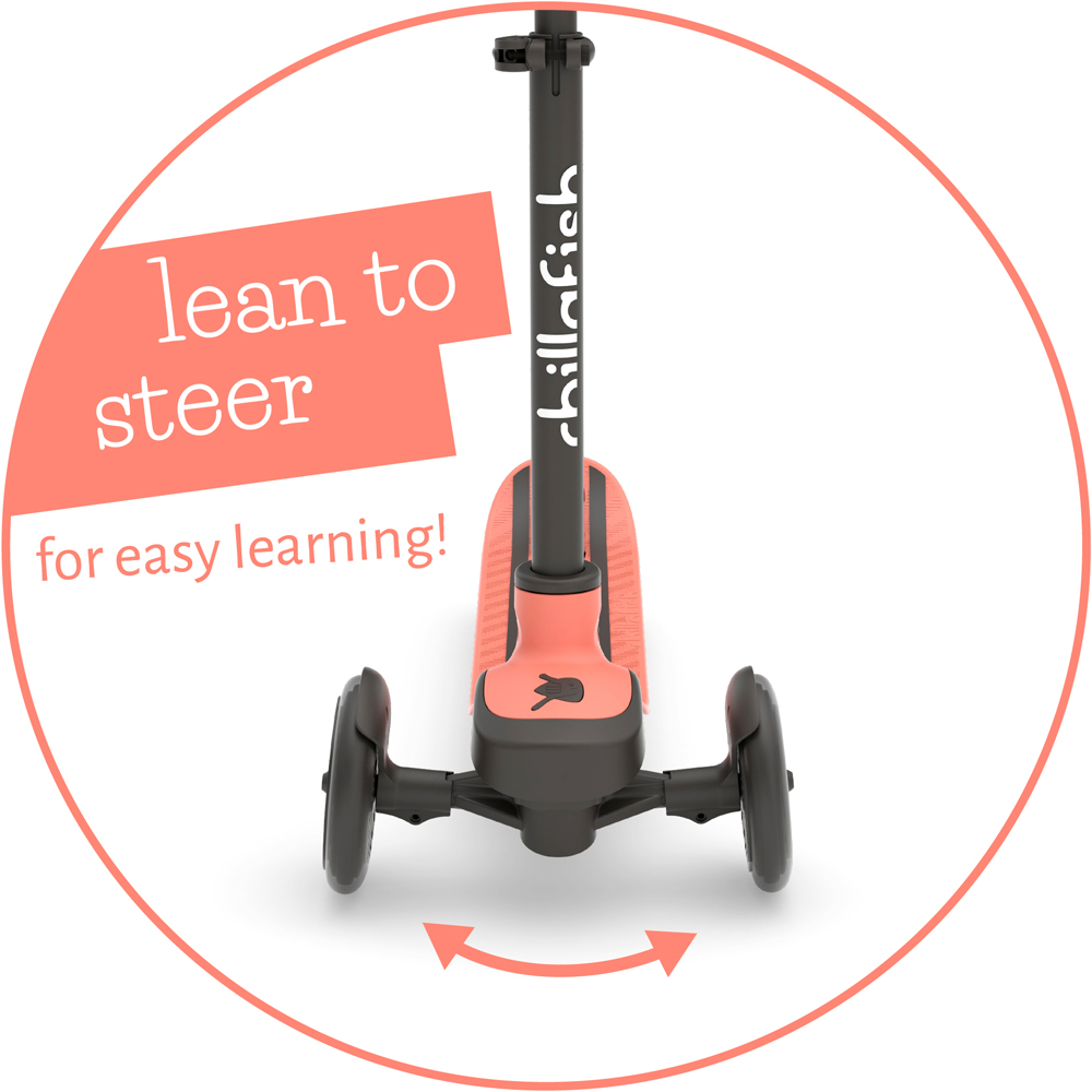 Chillafish Scotti Flamingo Lean-to-Steer Scooter Image 7
