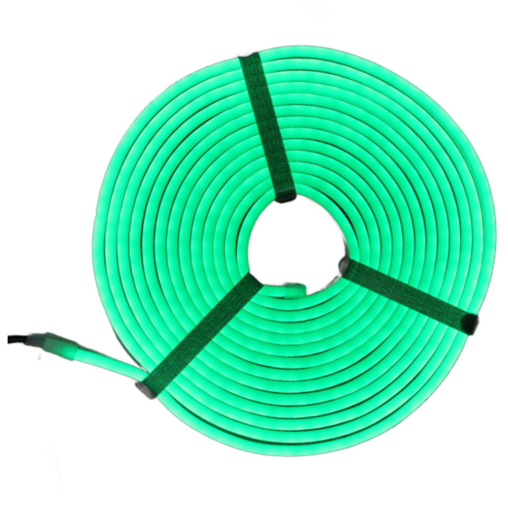 ExtraStar Neon Green LED Strip with Power Adapter 5m Image 1