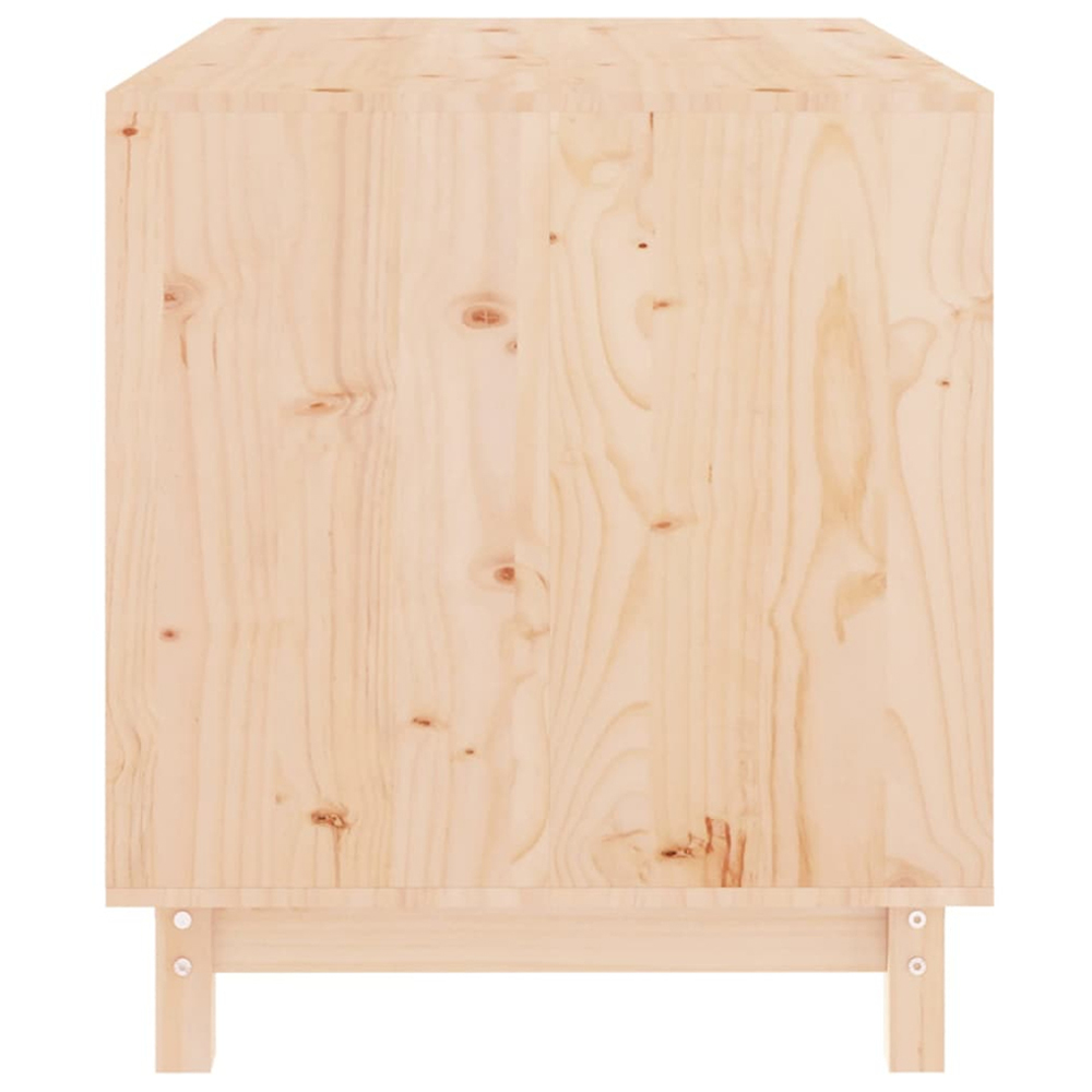 vidaXL Brown Solid Pine Wood Dog House 90 x 60 x 67cm Image 3