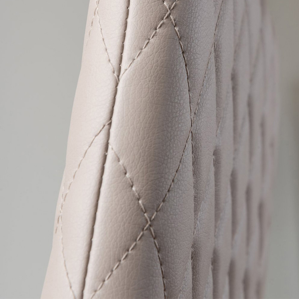 Furniturebox Arona Valera Concrete Effect 4 Seater Round Dining Set Grey and Cappuccino Image 6