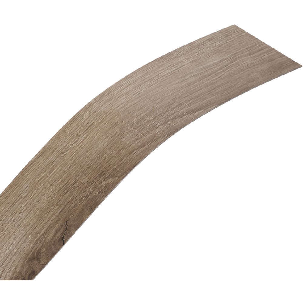 Living and Home Brown Rectangle PVC Flooring Self Adhesive 36 Pack Image 5