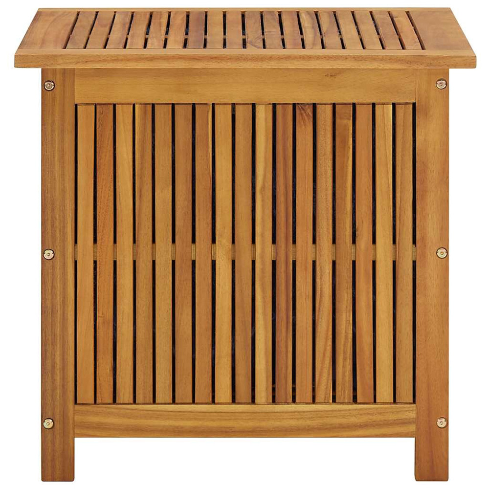 Walplus Rustic Solid Acacia Wood Storage Box Image 3