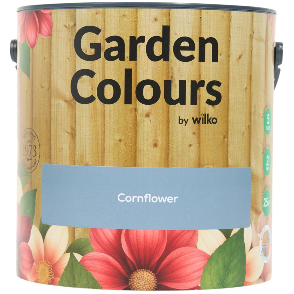 Wilko Garden Colours Cornflower Wood Paint 2.5L Image 10