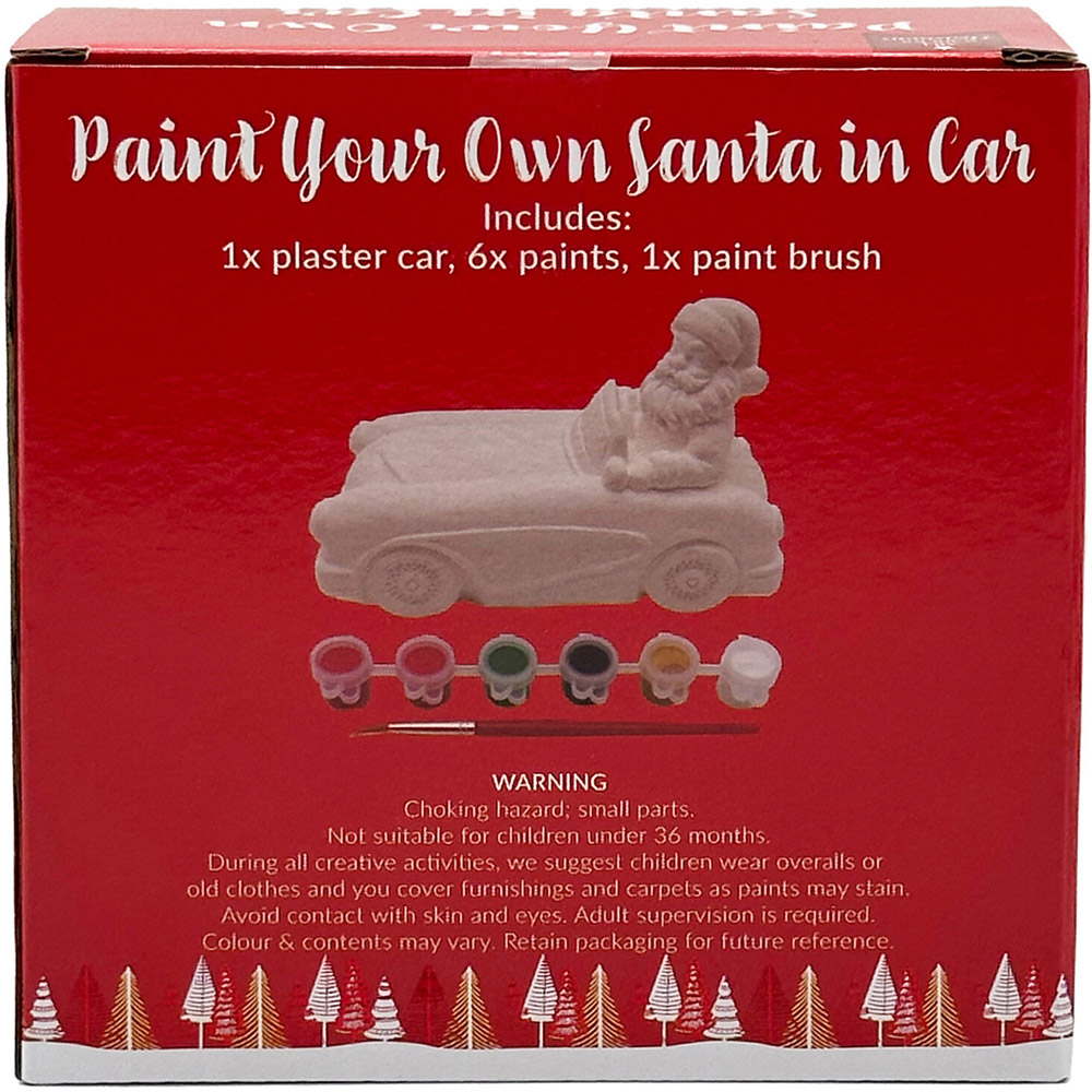 Paint Your Own Santa in Car or Motorbike Kit Image 4