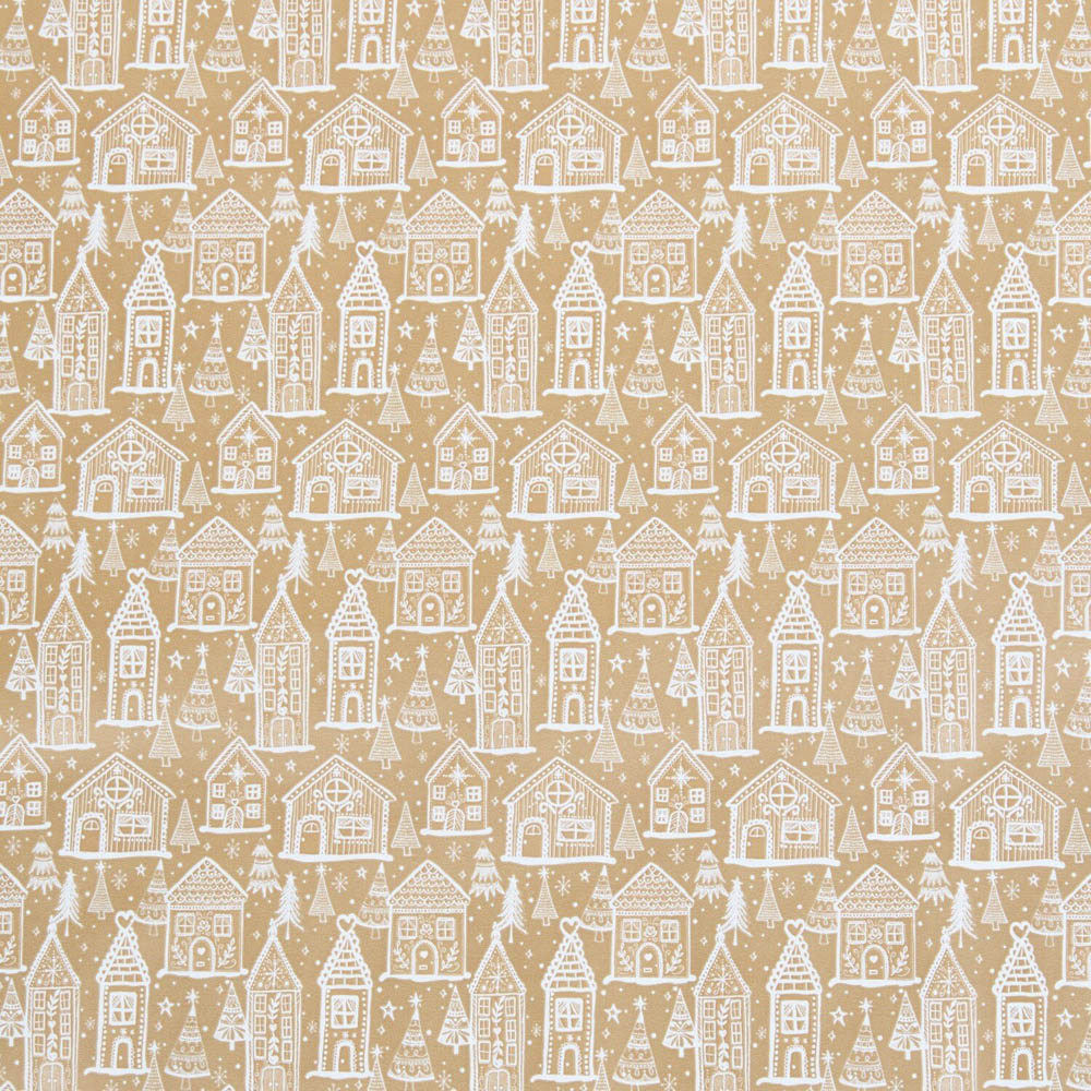 Gingerbread House Gift Wrap Image 8