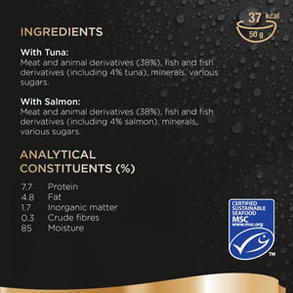 Sheba Tuna and Salmon in Jelly Fresh and Fine Wet Cat Food 50g 6 Pack Image 5