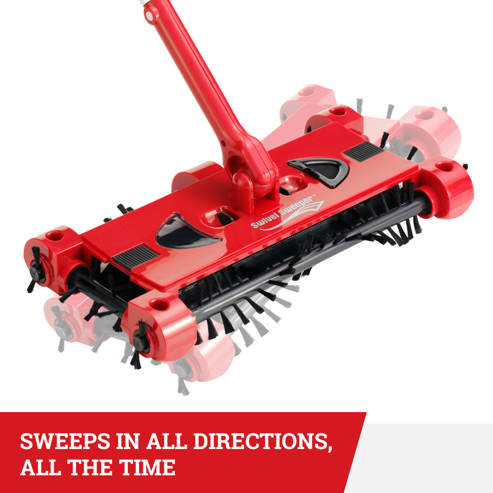 JML A000955 Red Swivel Battery Powered Sweeper Image 6