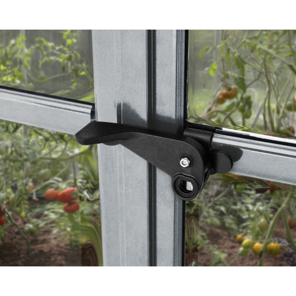 Palram Canopia Balance Silver Aluminium Polycarbonate 8 x 20ft Extended Greenhouse Image 3