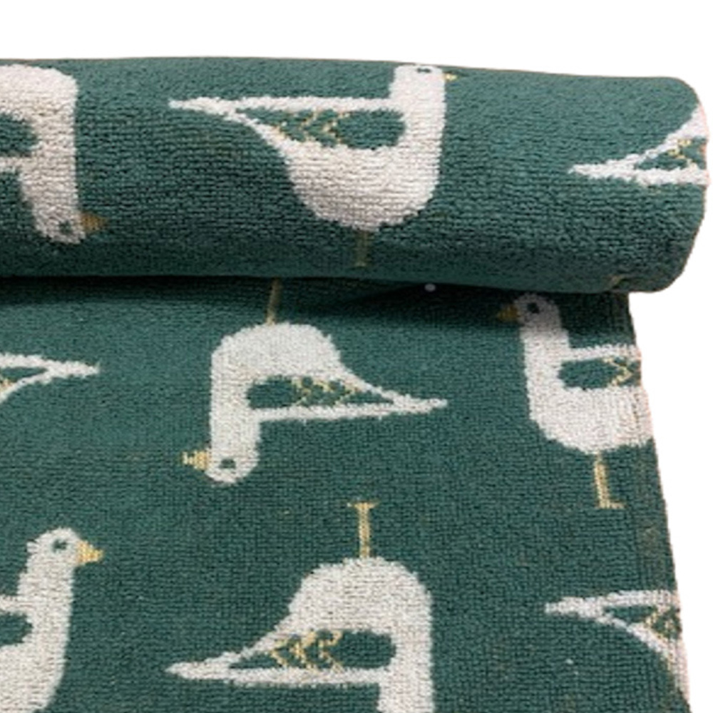Bellissimo Sea Gull Green Turkish Cotton Bath Towel Image 2