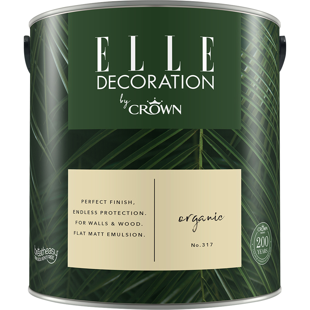 Elle Decoration Organic 317 Flat Matt Emulsion Paint 2.5L Image 2