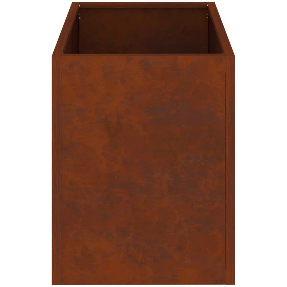 vidaXL Brown Weathering Steel Garden Decor 40 x 50 x 32cm Image 6