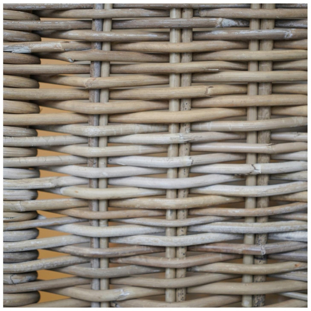 Ivyline Natural Rattan Rustic Log Cart Image 6