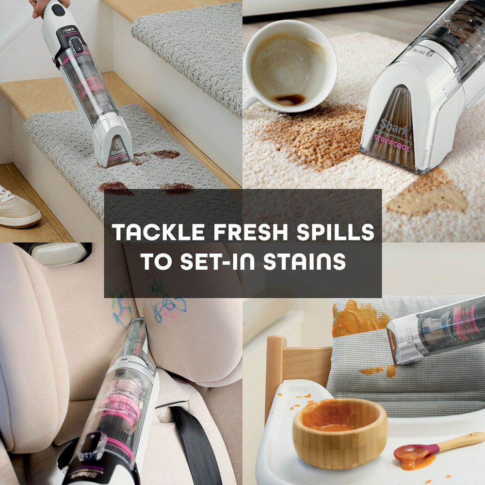Shark StainForce White Cordless Stain Destroying Spot Cleaner Image 5