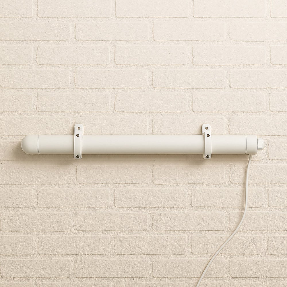 TCP White Tubular Heater with Built-in Thermostat 120W Image 2