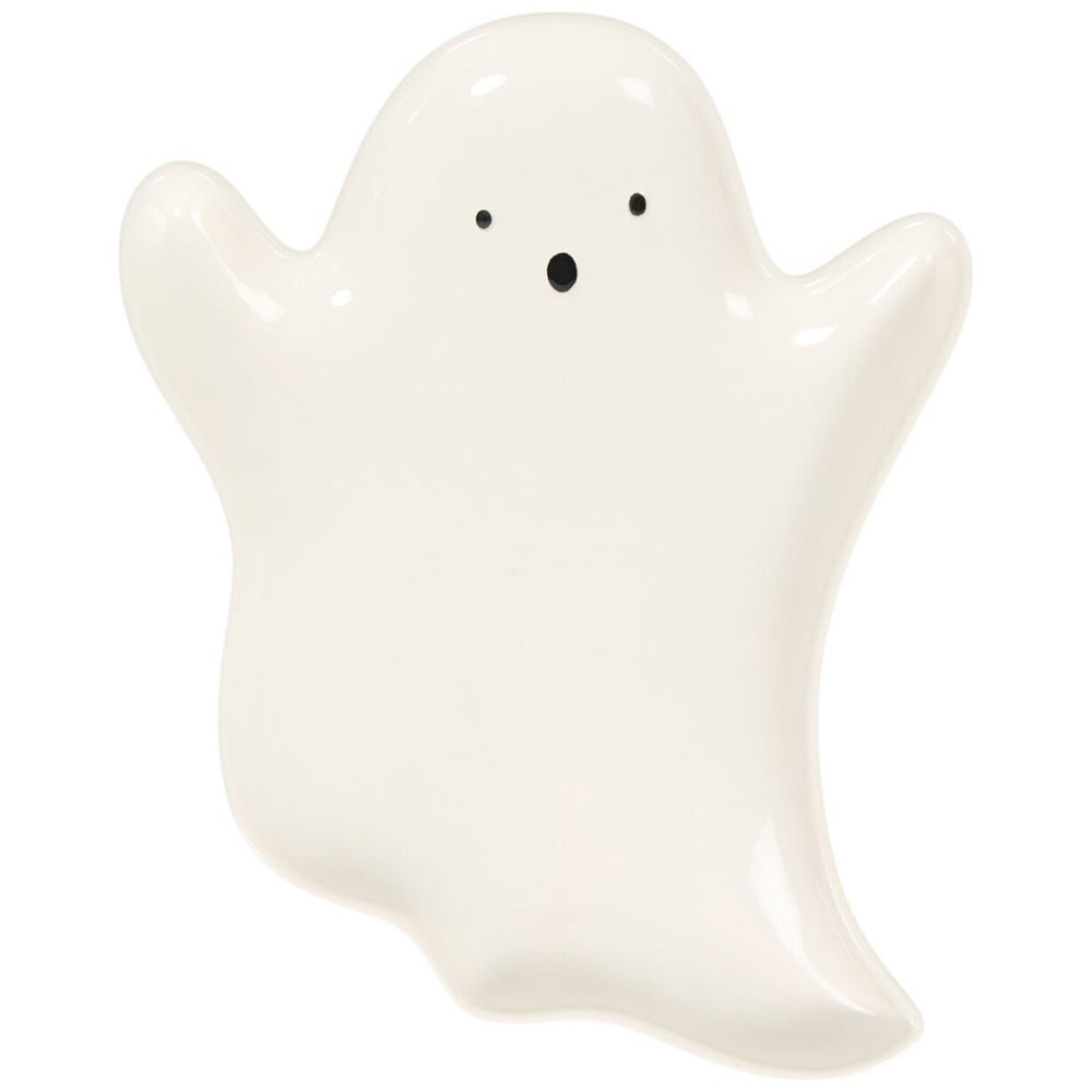 Ghost Serving Plate White Image 1