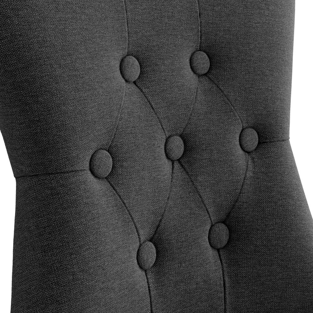 Naples Set of 2 Grey Dining Chair Image 6