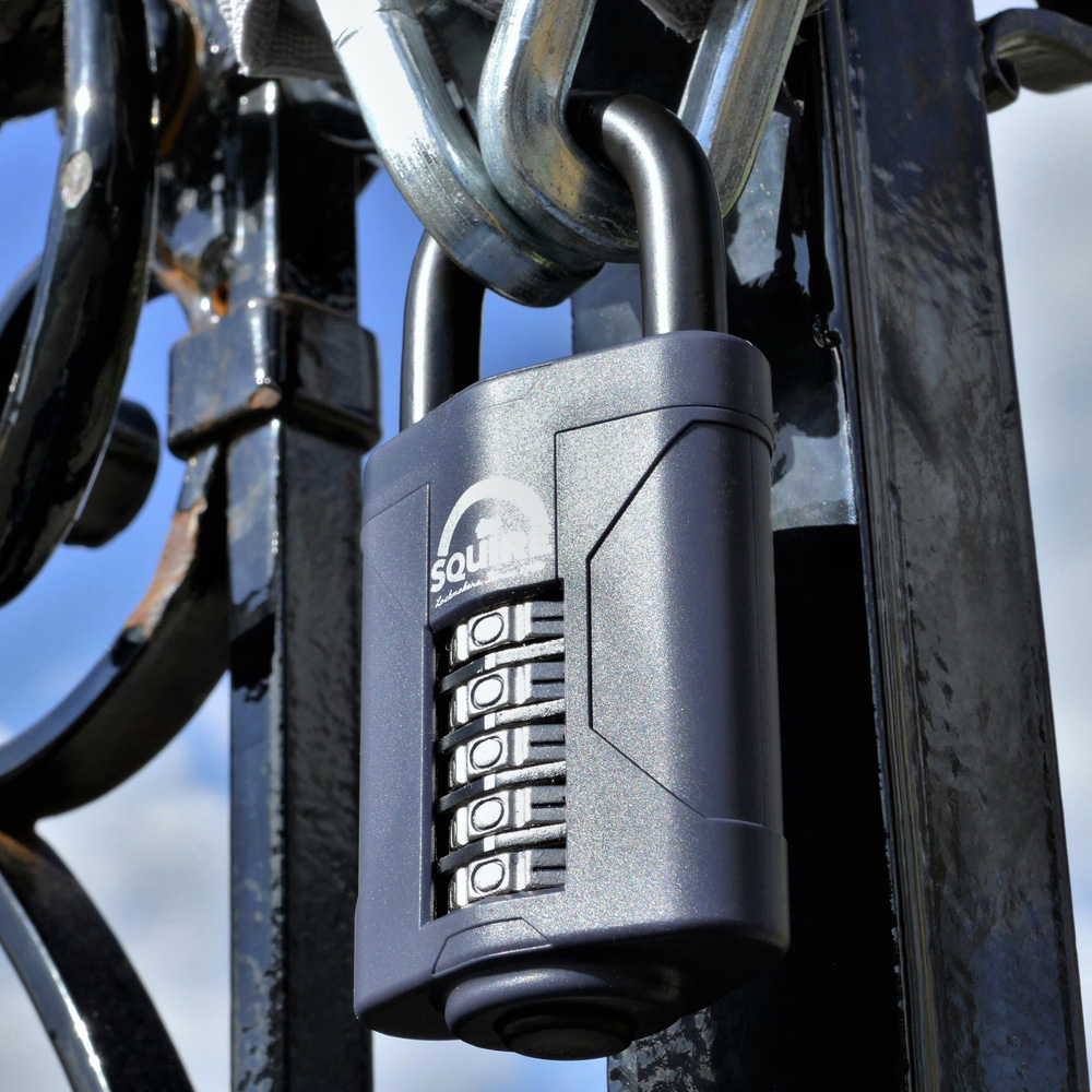 Squire 60mm 5 Wheel Combination Padlock Image 2