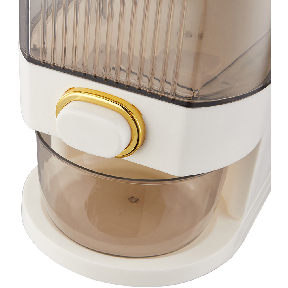 Living and Home White Airtight Rice Grain Dispenser 5kg Image 5