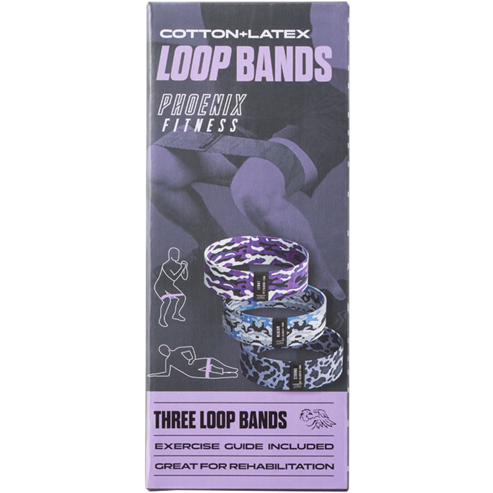 Phoenix Fabric Resistance Camo Hip Band Set of 3 Image 1