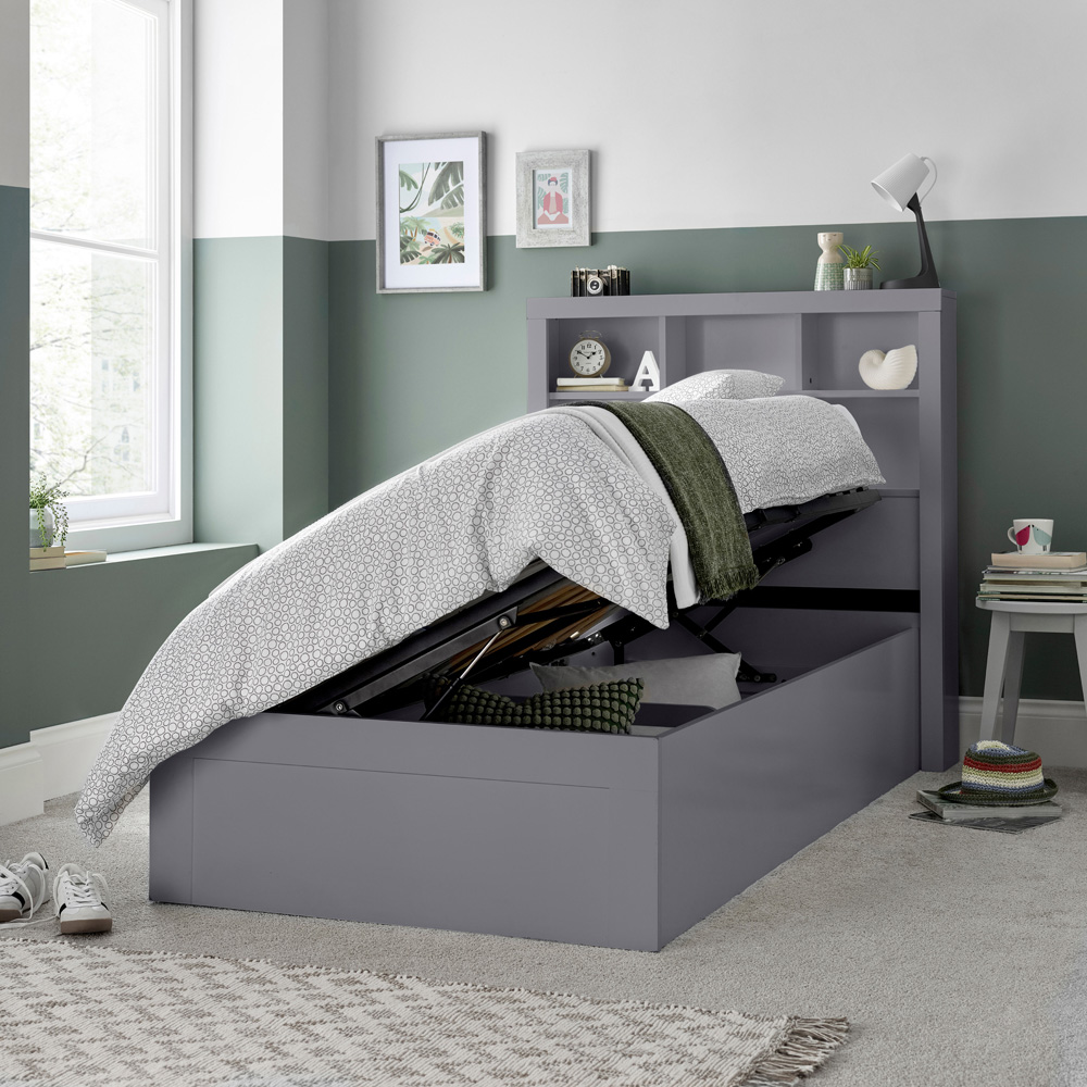 Bedmaster Oscar Grey Wooden Ottoman Bed Image 7