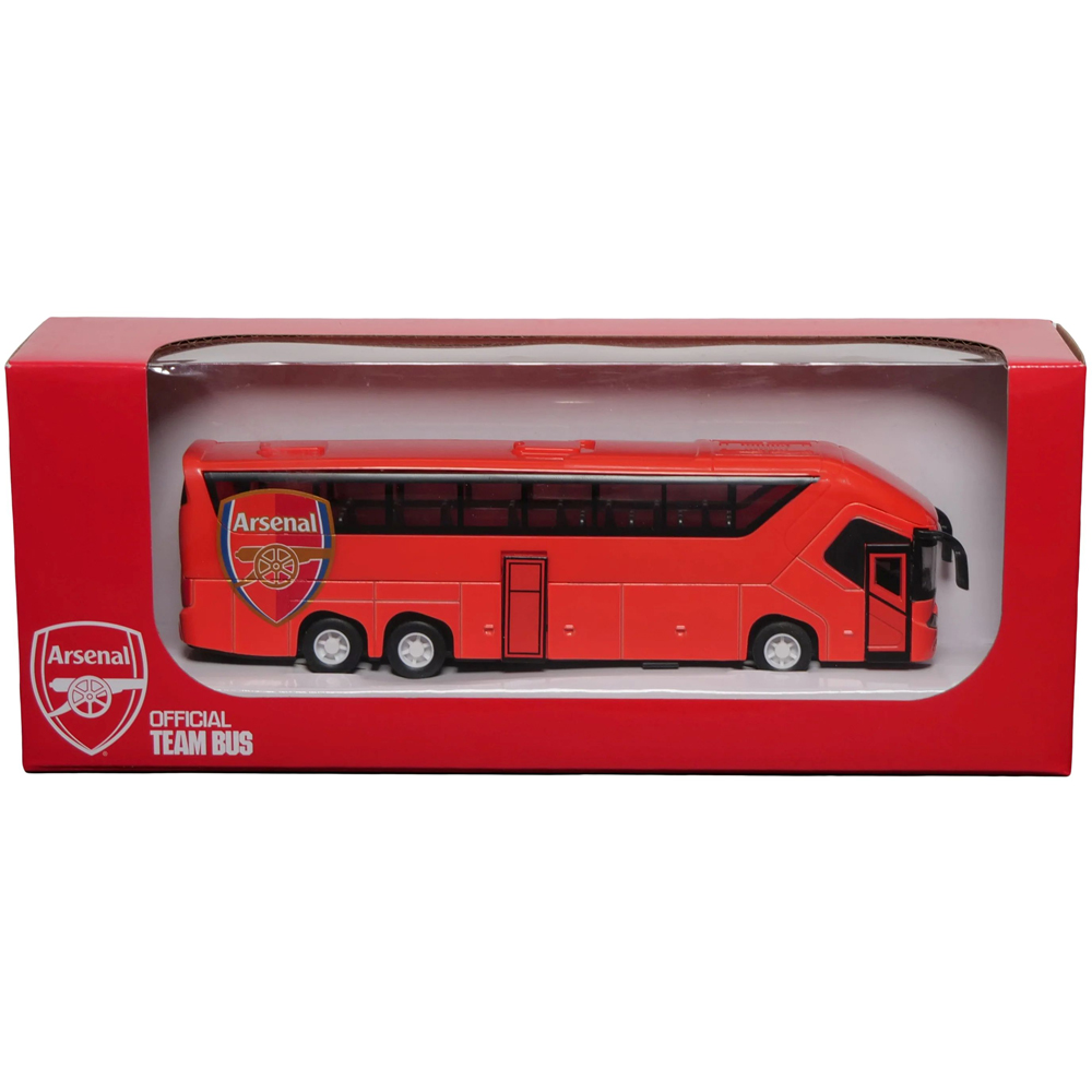 Banbo Arsenal Bus Model Football Team Coach Toy Image 7