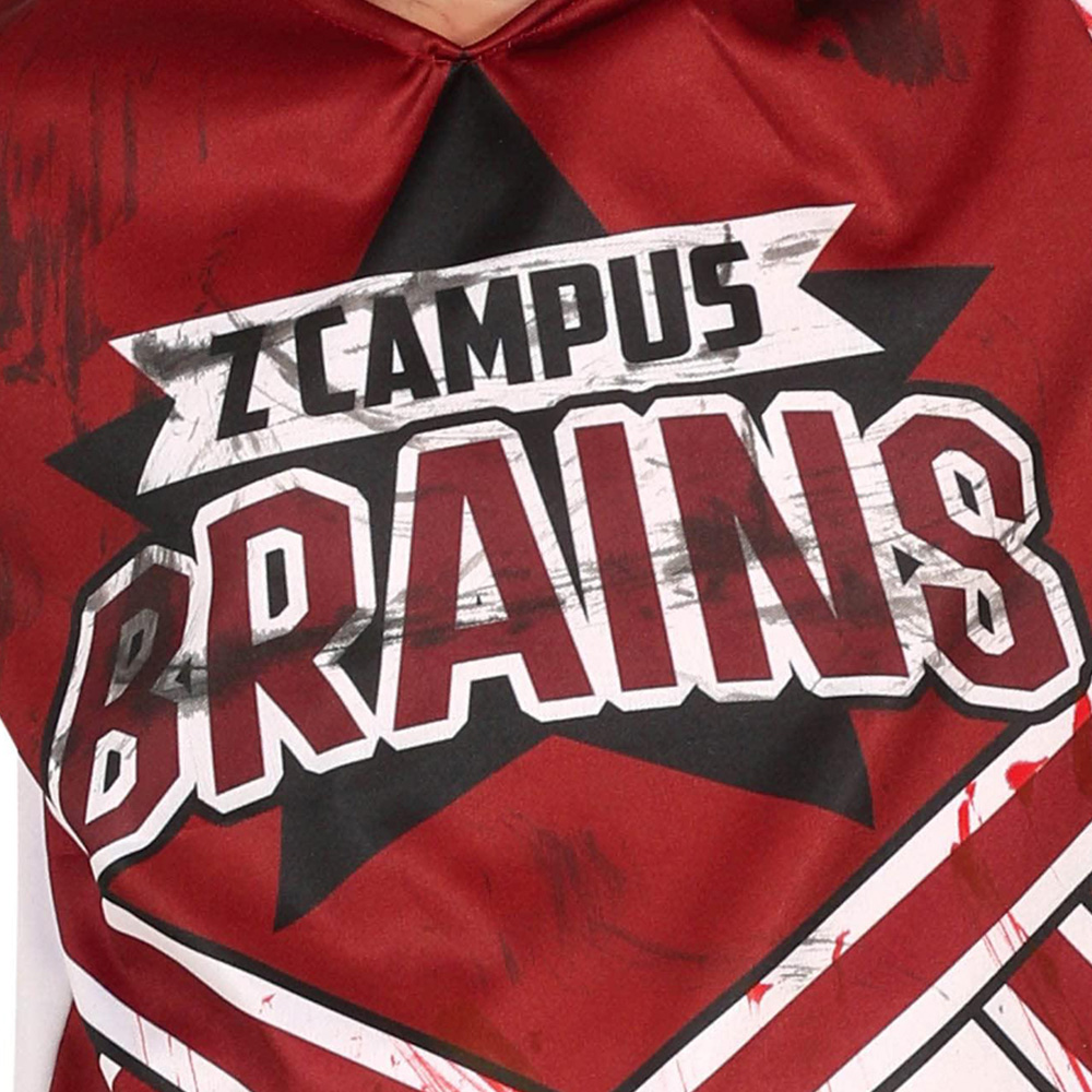 Fiestas Guirca Zombie Quarterback Red and White Polyester Costume Age 7 to 9 Years Image 3