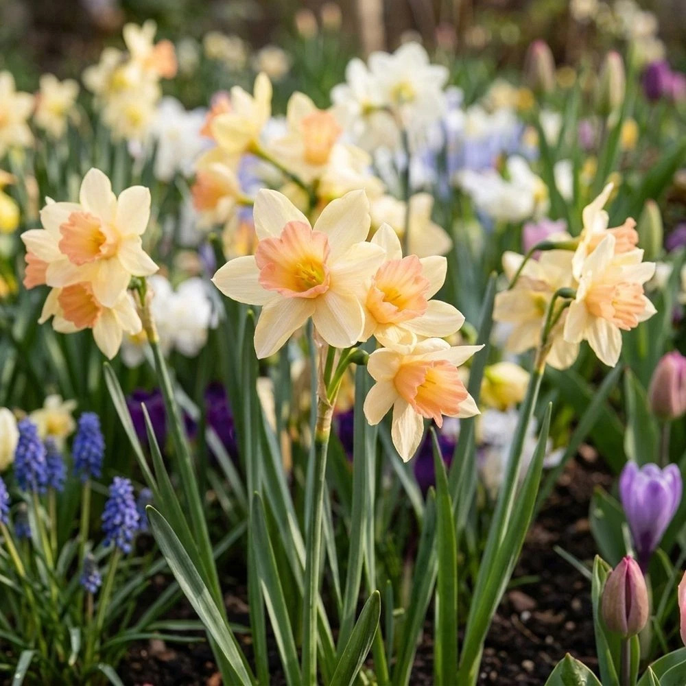 Thompson and Morgan Daffodil Blushing Lady Planting Bulb 8 Pack Image 2