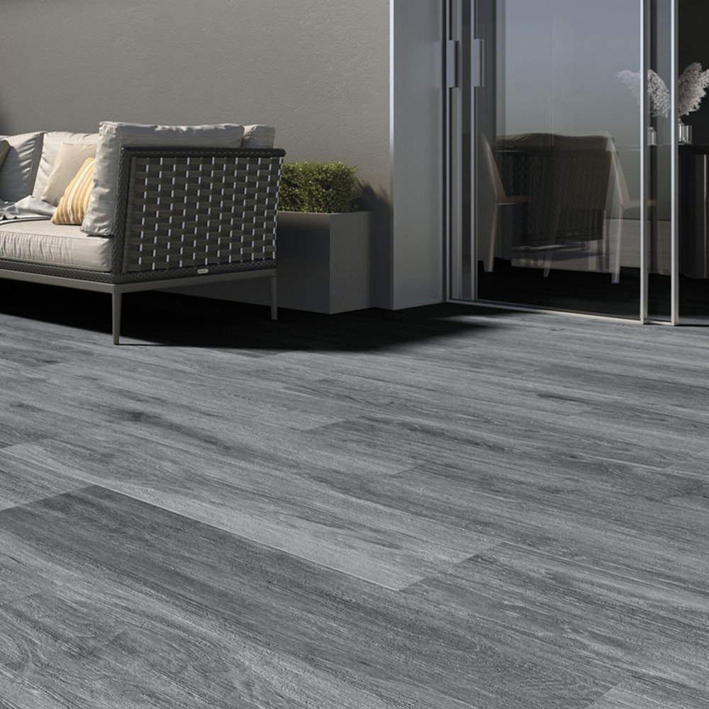 Living and Home PVC Rustic Wood Plank Flooring 36 Pack Image 1