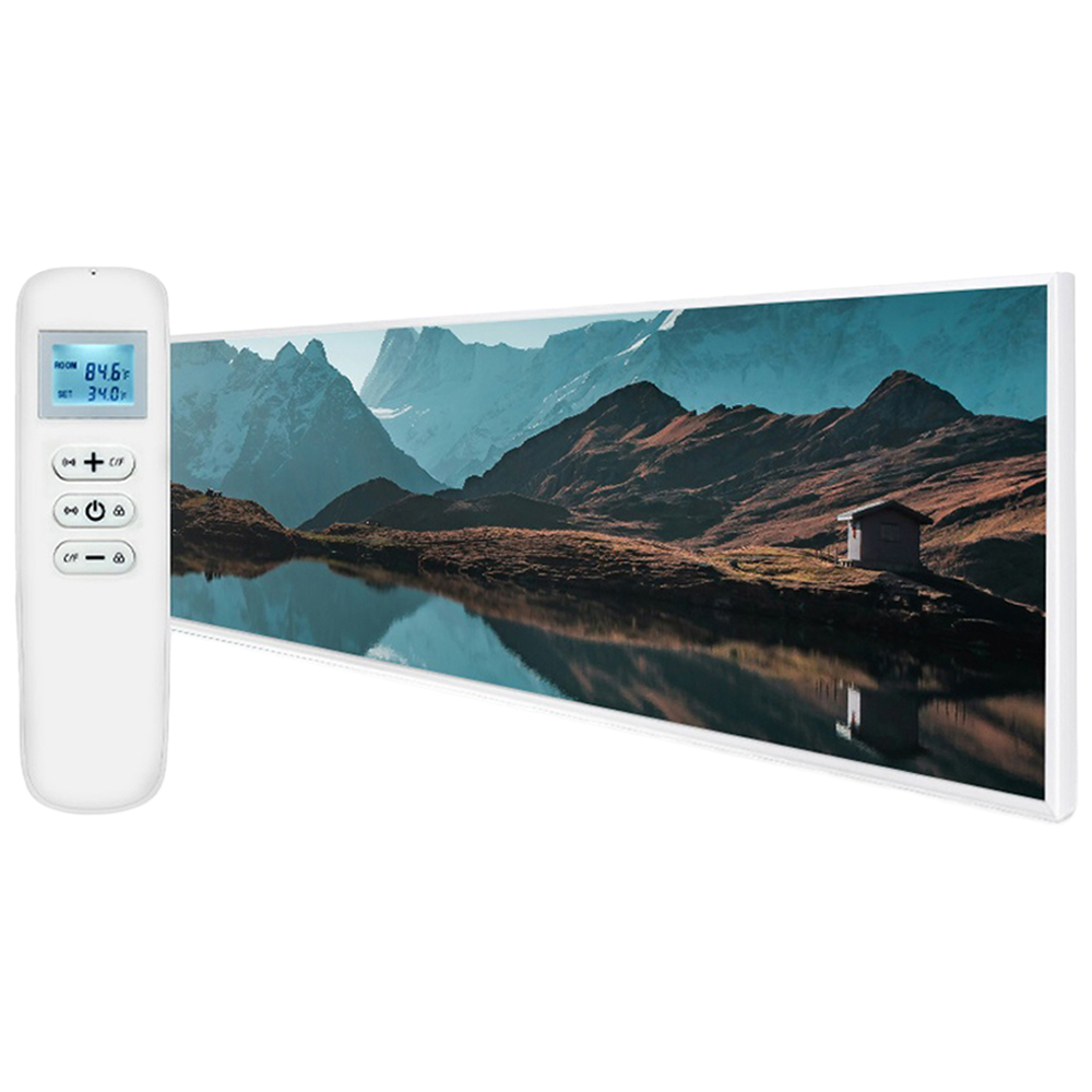 Mirrorstone Nexus Vista Ultraslim Picture Wi-Fi Infrared Heating Panel 350W 295 x 1195mm Image 1