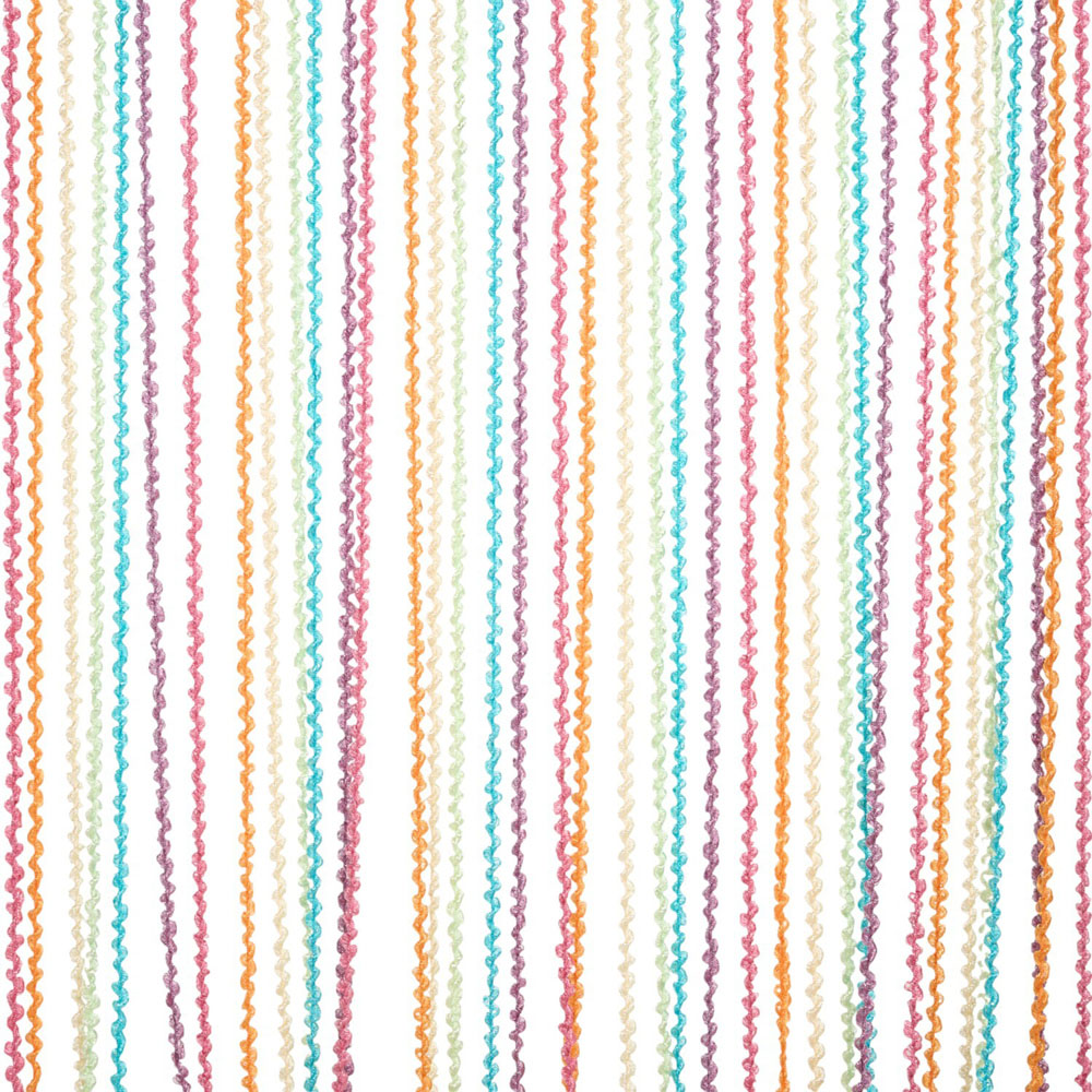 Braided String Door Curtain Rainbow Image 1