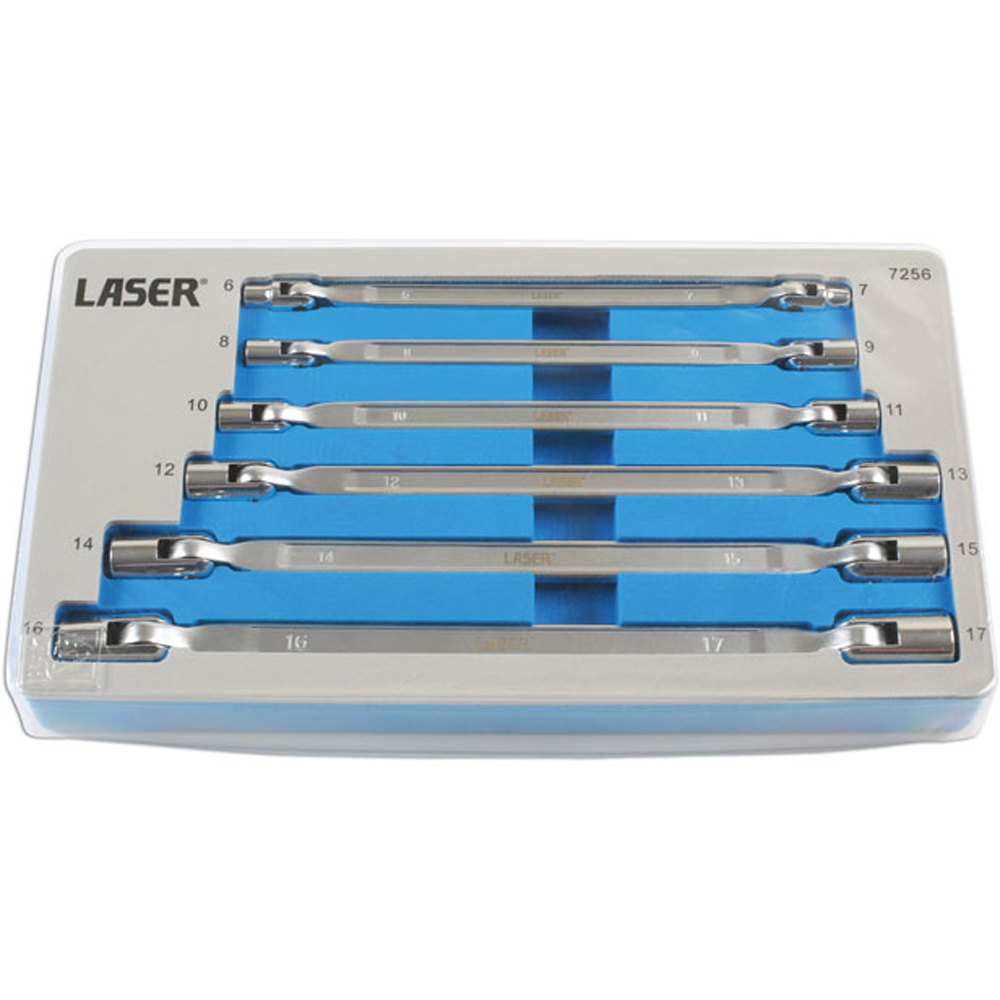 Laser 7256 6 Piece Flexible Socket Spanner Set Image 3