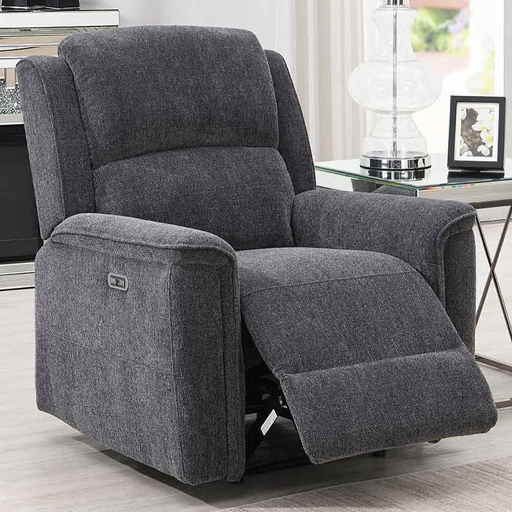 Eastside Dark Grey Power Recliner Chair Image 1